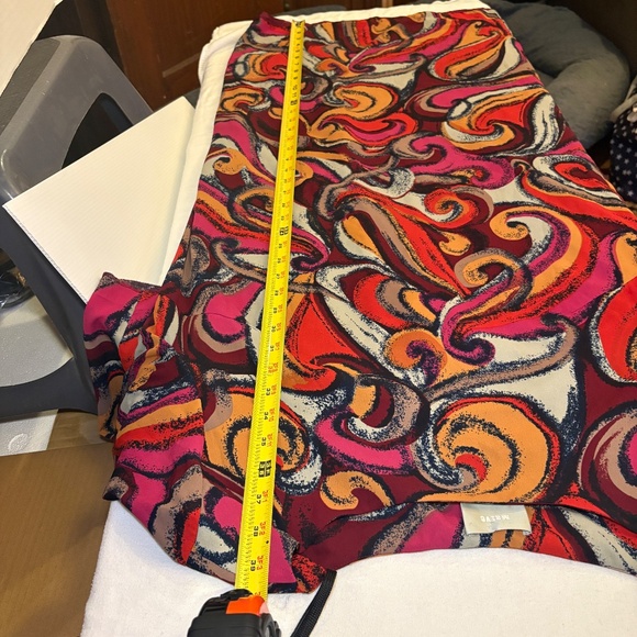 Maeve Anthropologie Womens Flavia Swirl Shift Dress Size XL Colorful Retro 70s - Picture 3 of 8